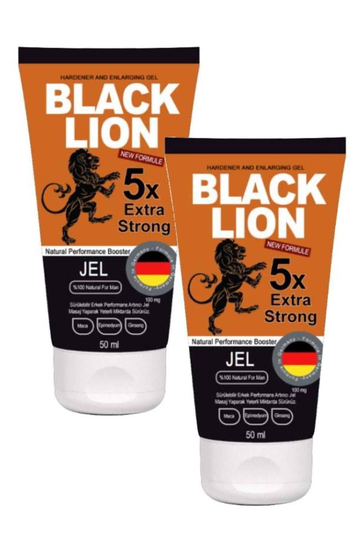 Black Lıon Jel Sertleştirmeli Büyütmeli Erkek Kremi 50ml X 2 Adet