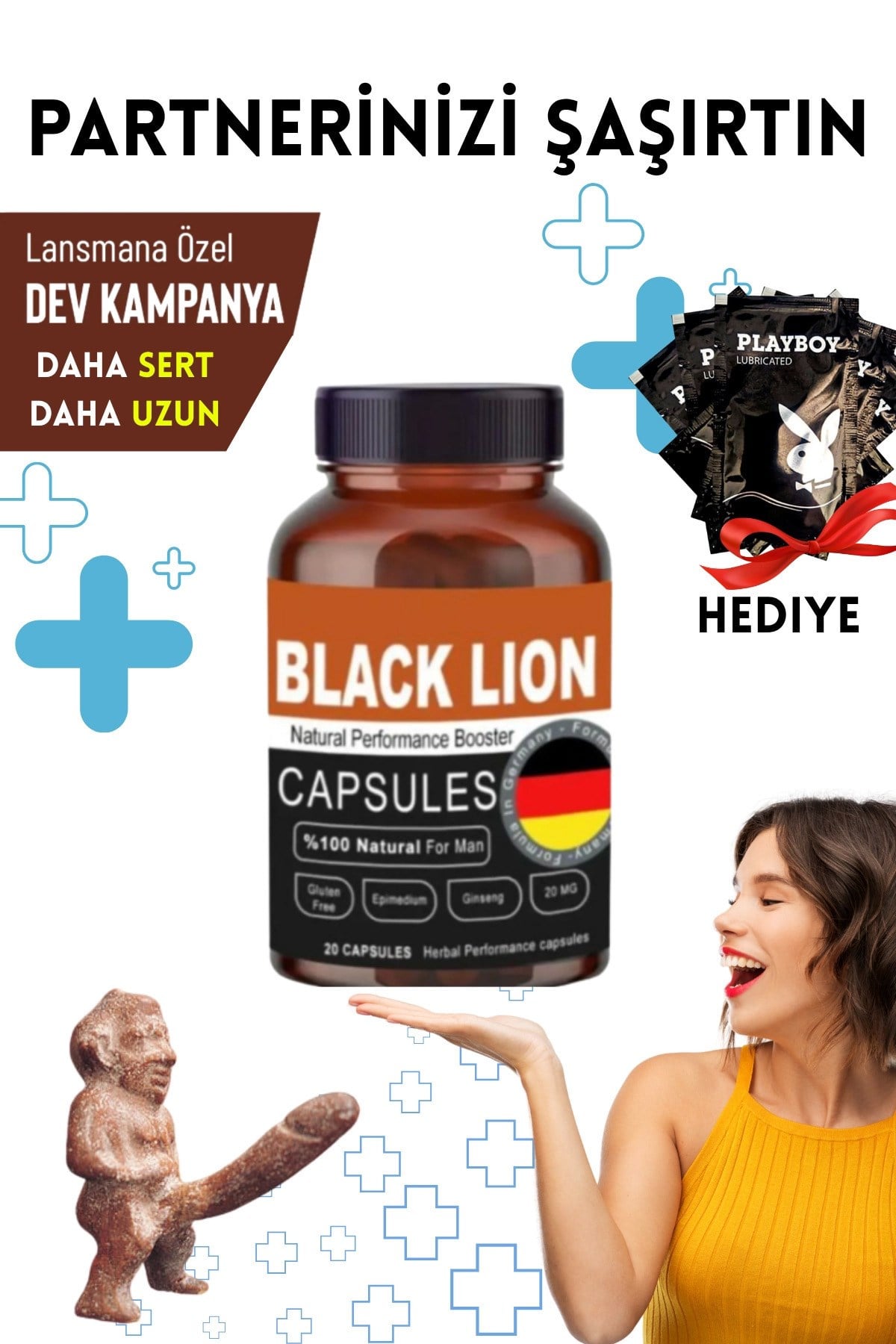 Black Lion XXL Erkeklere Özel Ürün Seti