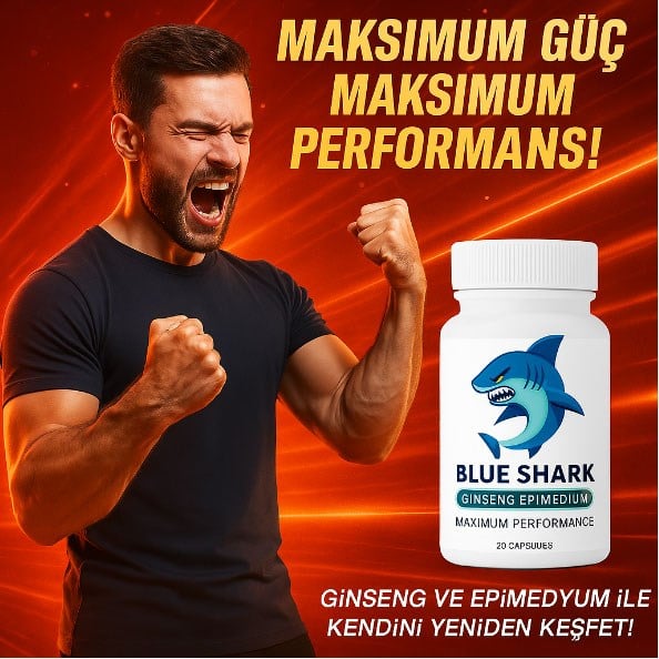 Blue Shark Erkeklere Özel 20 Li Takviye | Ginseng & Epimediyum Içerikli