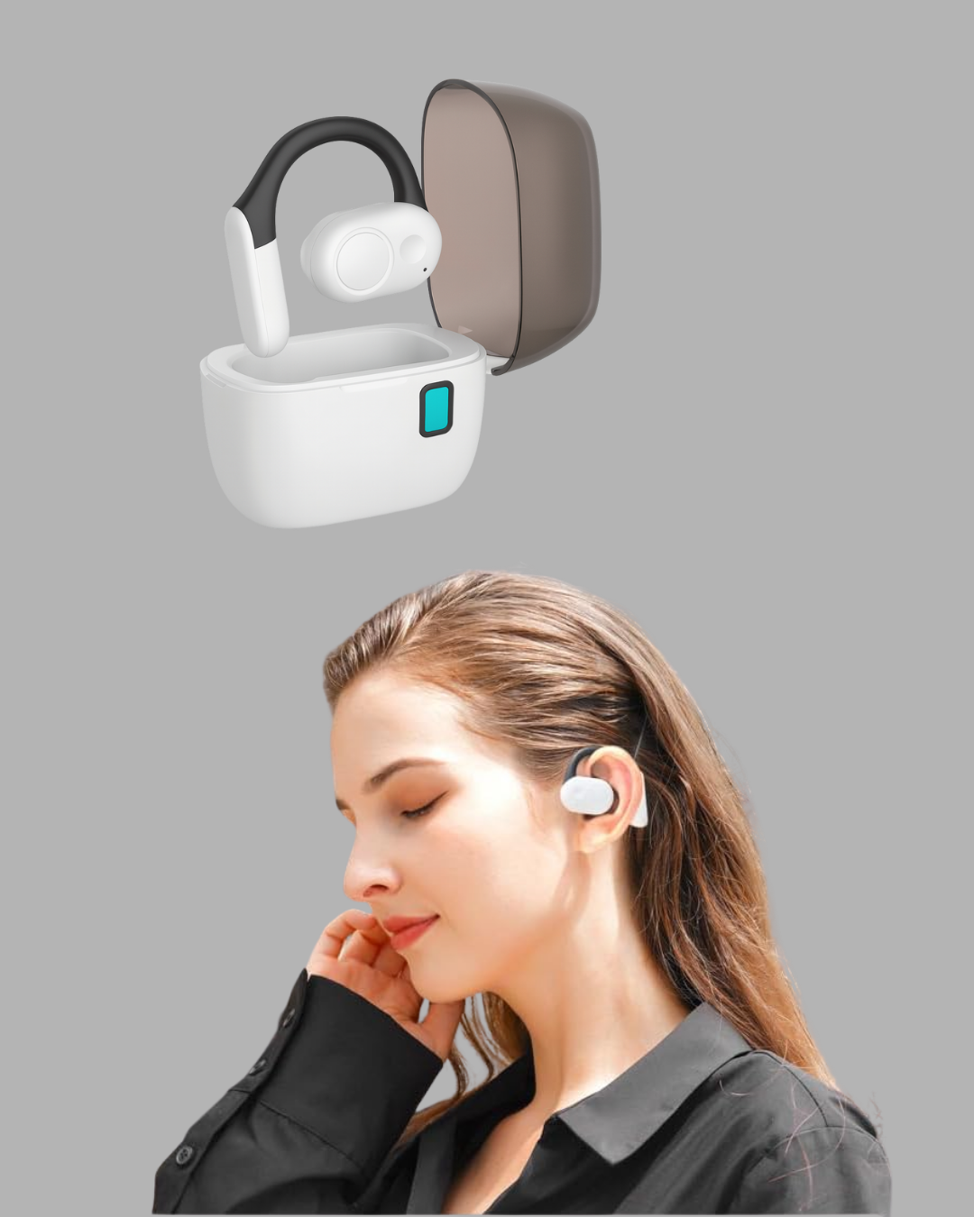 Bluetooth 5.0 Kulak İçi Kulaklık – Güçlü Bas, Uzun Pil Ömrü, Şarj Kutulu Tasarım Yeni Nesil