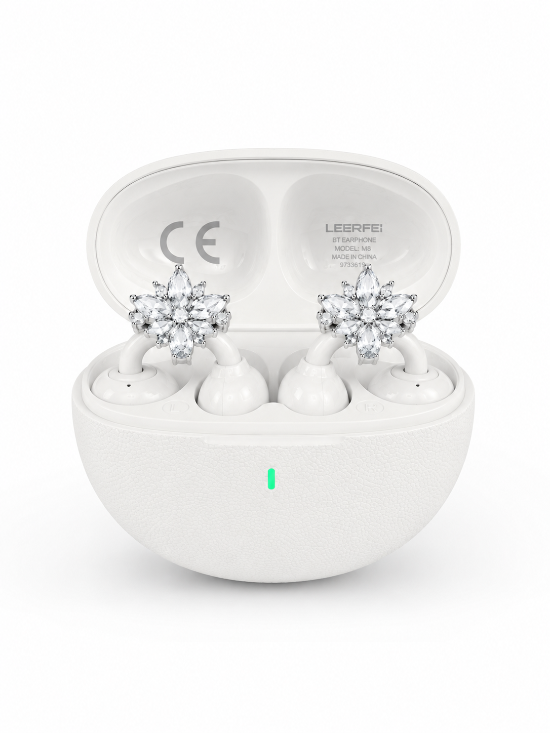Bluetooth Bağlantılı Küpeli Kablosuz Kulaklık Uzun Pil Ömrü