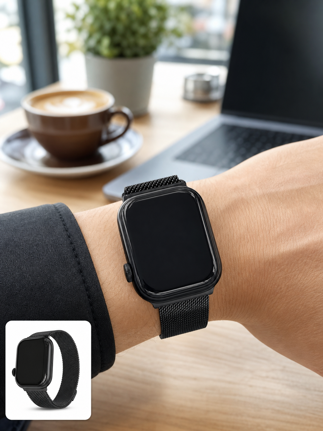 Bluetooth Görüşmeli Dokunmatik Akıllı Saat 3 Farklı Kordon Seçeneği