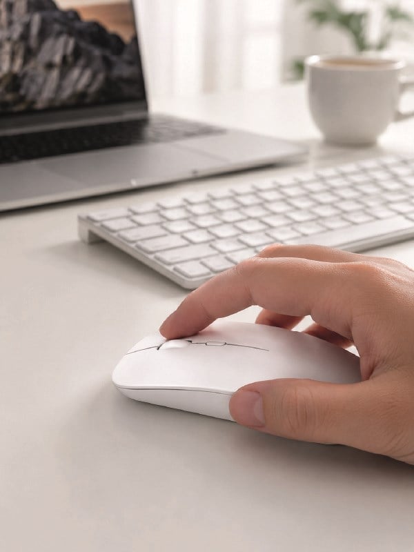 Bluetooth Kablosuz Wireless Mouse Şarjlı Sessiz Ergonomik 5000 DPI Fare