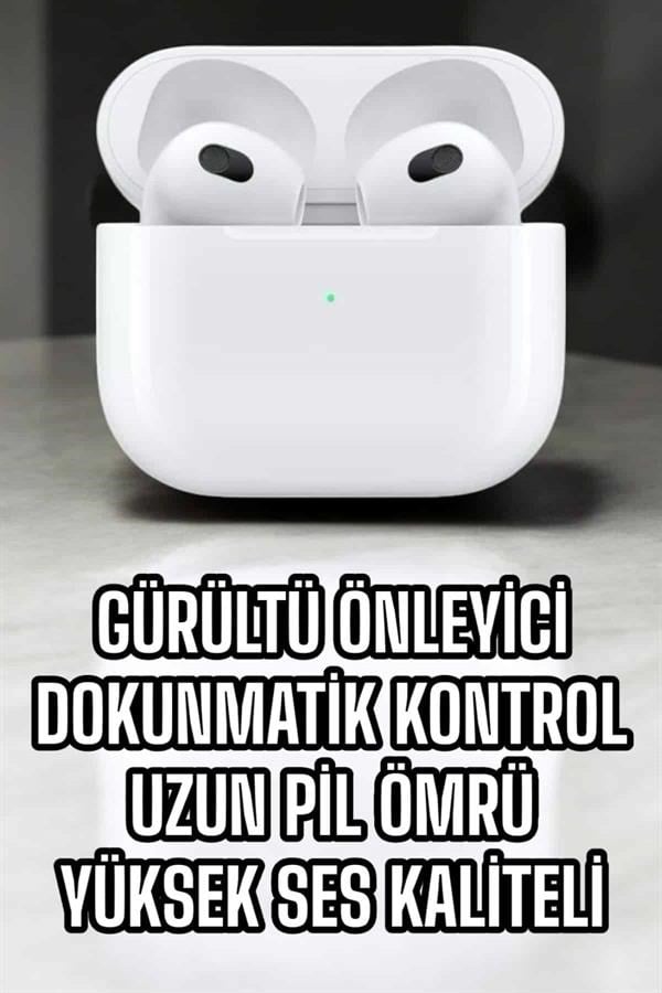 Bluetooth Kulaklık 3.Nesil Kablosuz Uzun Pil Ömrü Dokunmatik Kontrol Yeni Nesil