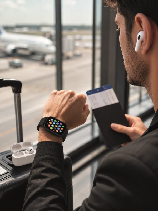 Bluetooth Telefon Görüşmeli Akıllı Saat Seti Kablosuz Bluetooth Kulaklık 7 Değiştirilebilir Kordon