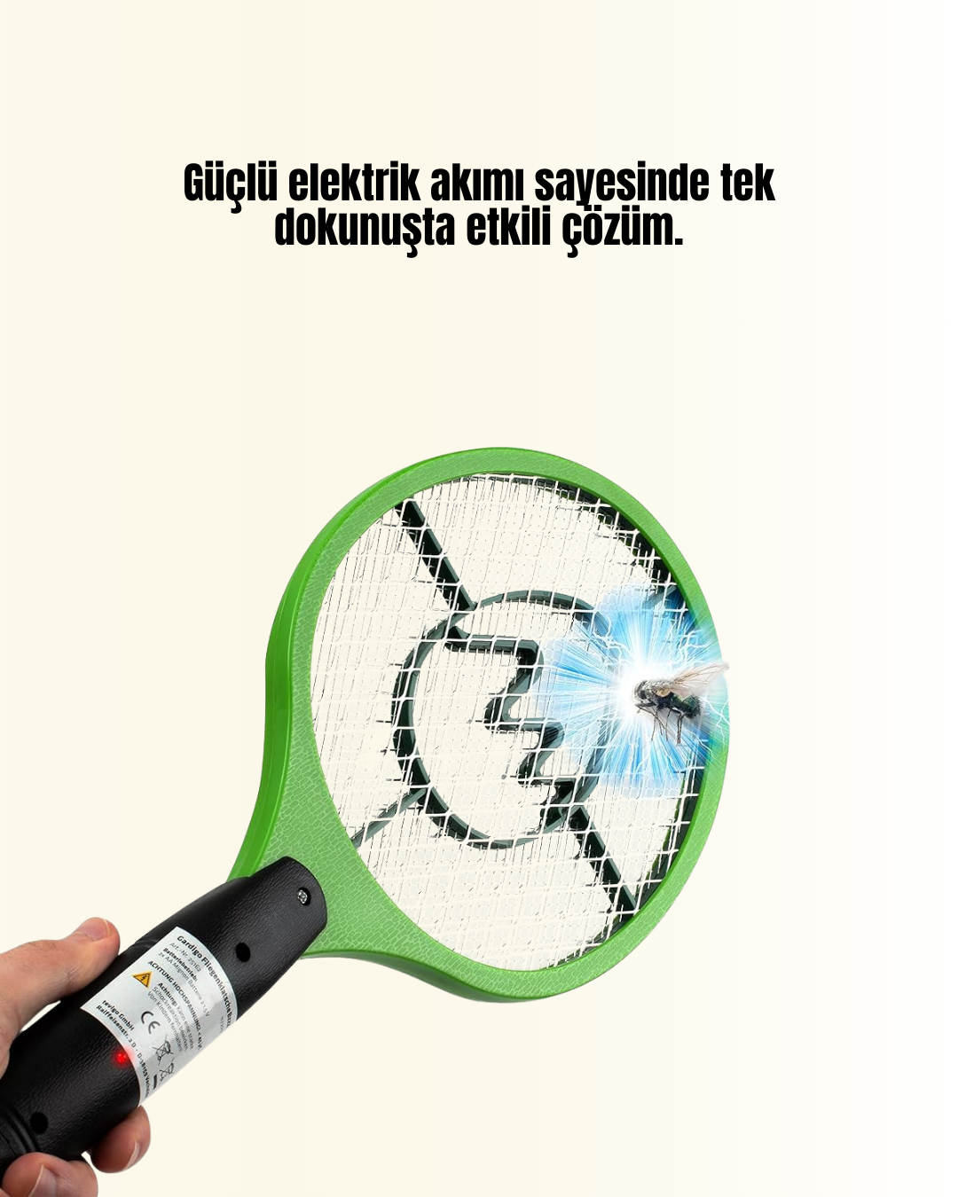 Böcek Önleyici Elektronik Sinek Öldürücü | Üç Katmanlı Güvenlik Izgarası Yeni Nesil