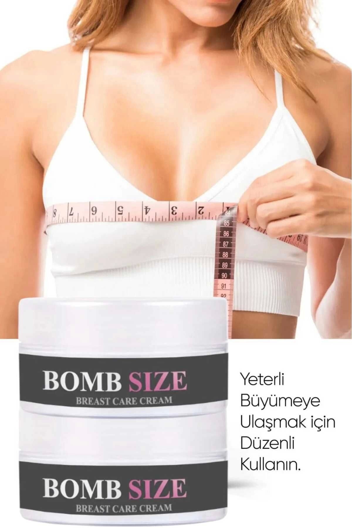 Bombsize Kadınlara Özel Göğüs Geliştirici Dolgunlaştırıcı Sıkılaştırıcı Bakım Kremi 50 ML X 3 Adet