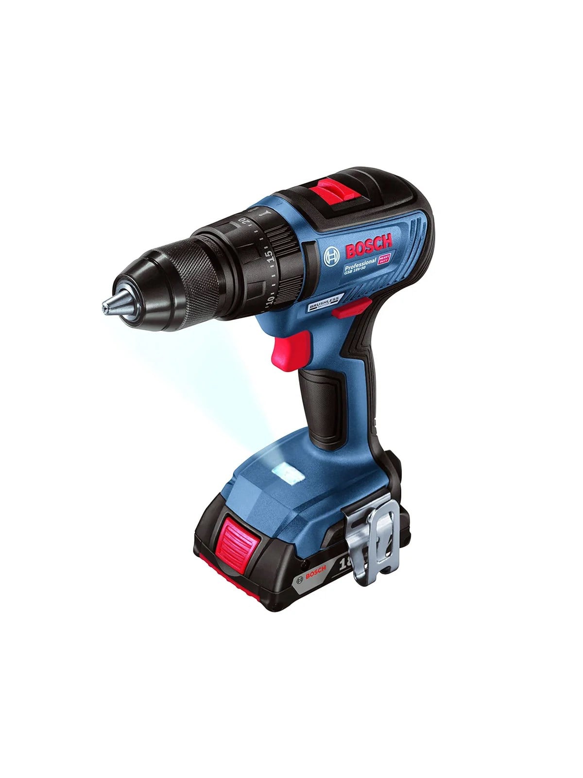 BOSCH GSB 18V-50 Profesyonel Akülü Darbeli Delme Vidalama 18V 5.0Ah