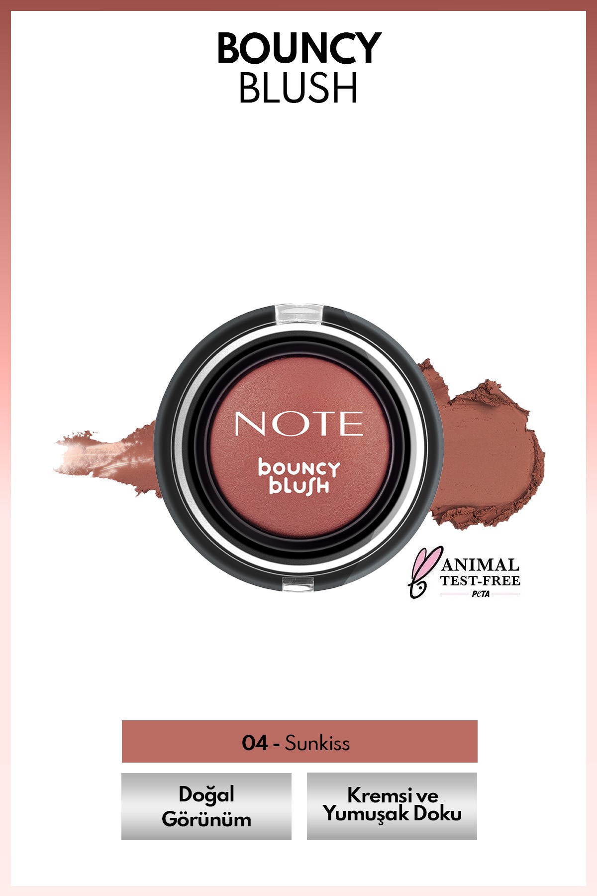 Bouncy Blush 01 Paradise Yumuşak Kremsi Allık
