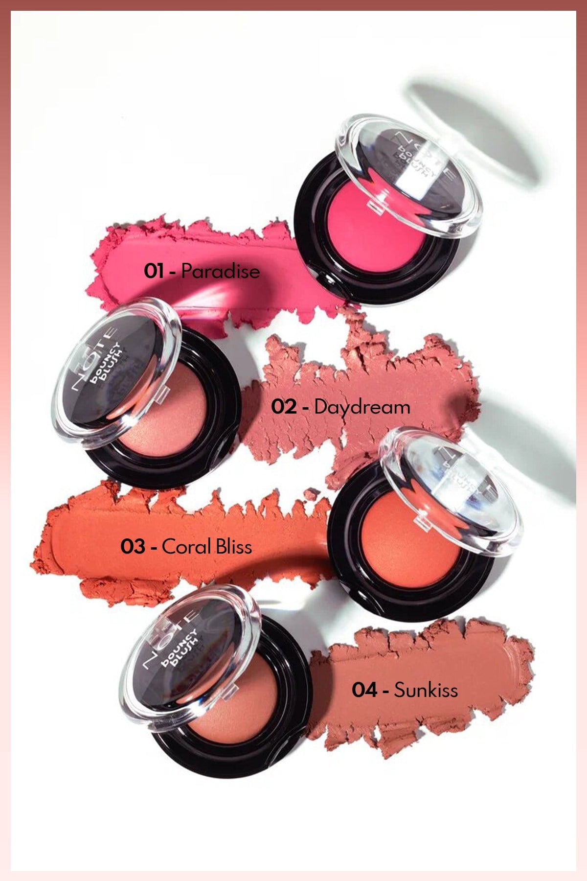 Bouncy Blush 01 Paradise Yumuşak Kremsi Allık