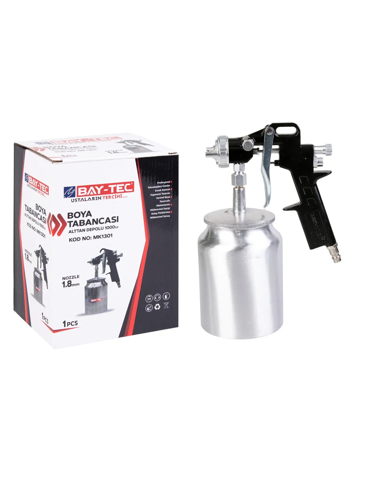 Boya Tabancası Alttan Depo 1.8 mm MK1301