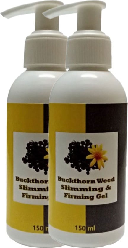 Buckthorn Buck Thorn 2 Adet Weed Slimming & Firming Gel Acı Çehre Tohumu Jeli Istenmeyen Yağlara Parçalayıcı Jeli 150 ml