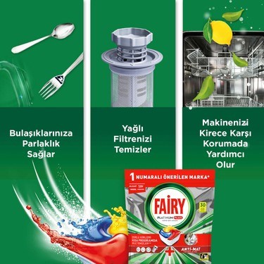 Bulaşık Makinesi İçin 30 Adet Power Deterjan Kapsülü