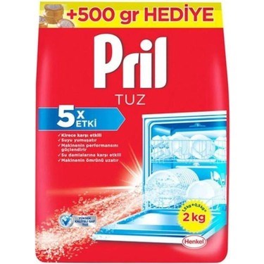 Bulaşık Makinesi Tuz Toz Formda 2 kg Kireç Karşıtı