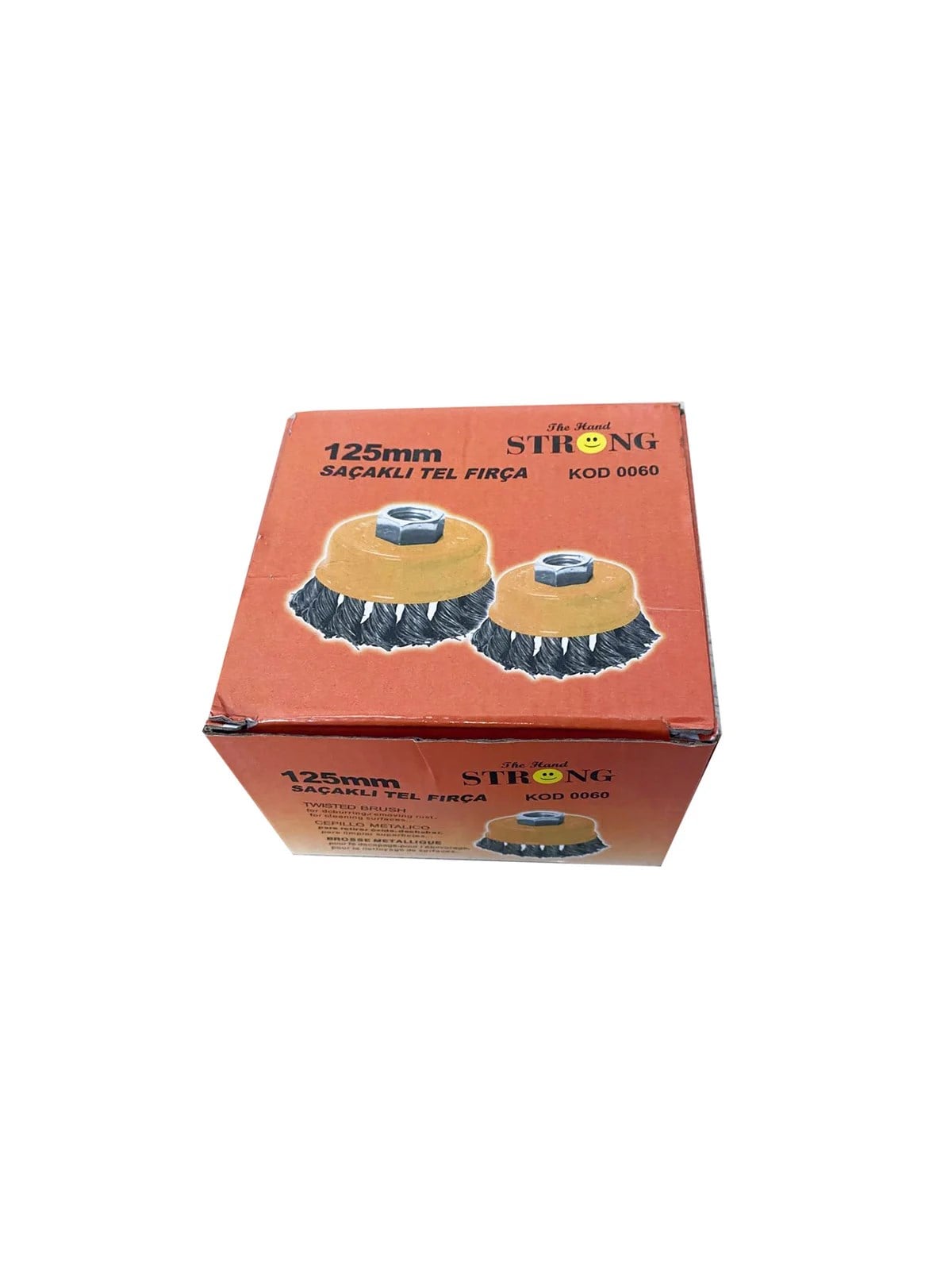 Burgulu Çanak Tel Fırça 125mm 55735
