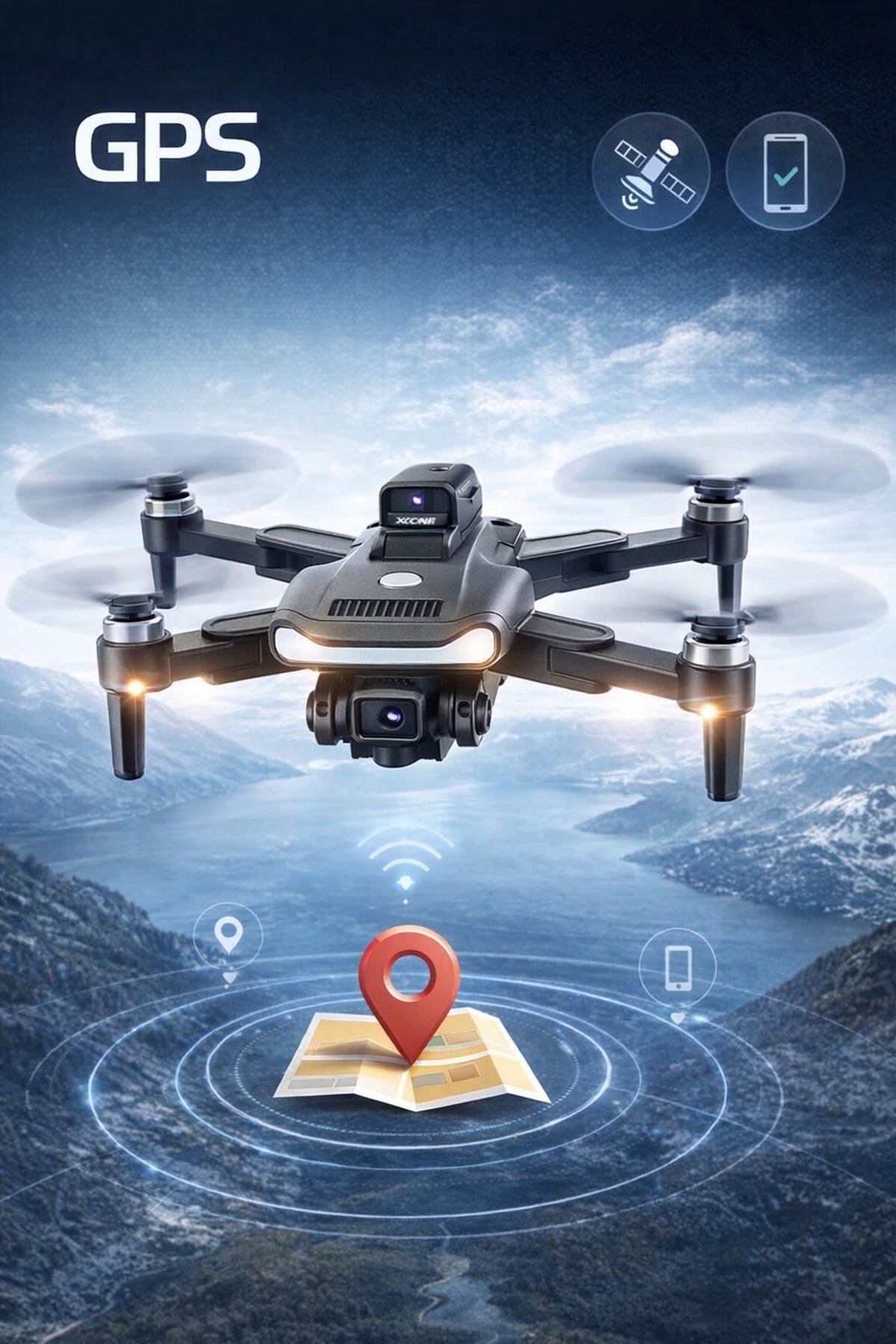 C29S GPS Drone (Katlanabilir HD Kamerali Profesyonel)