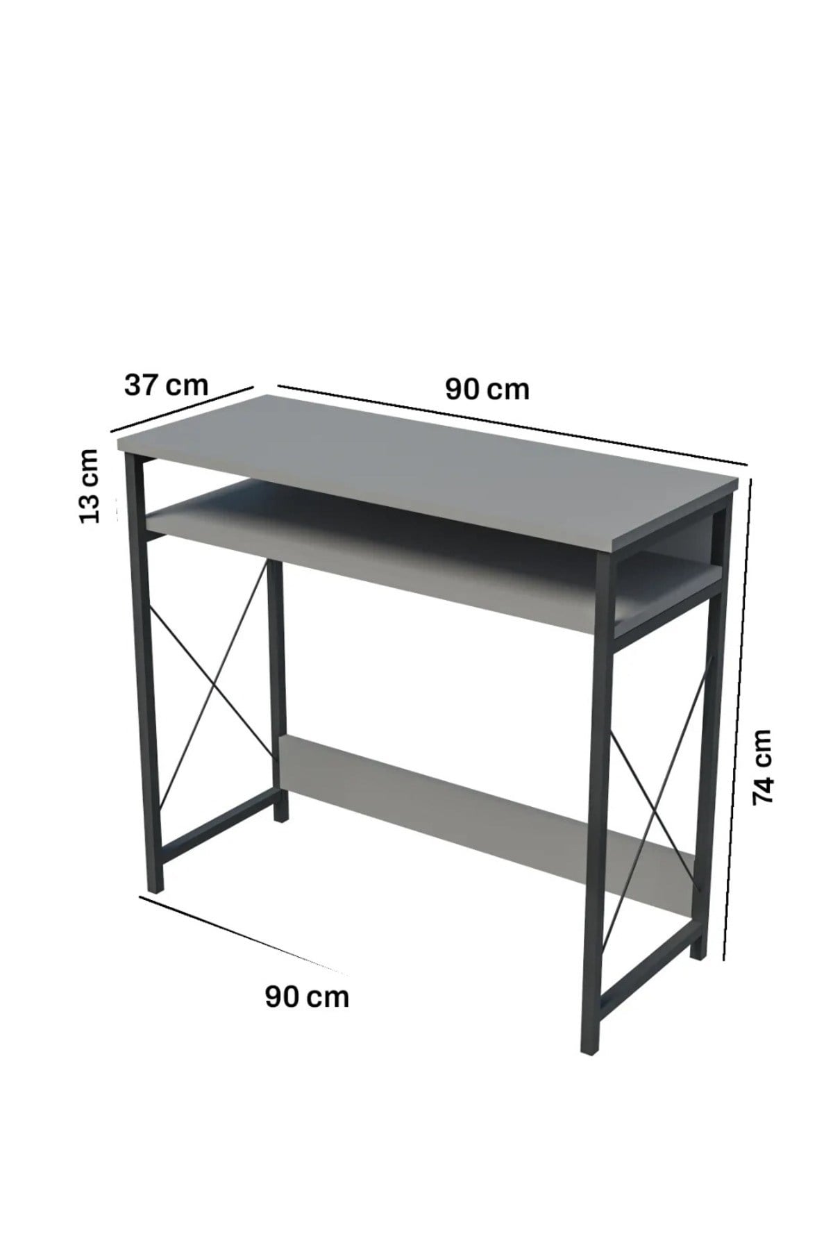 Çalışma Masası Beyaz 90 cm