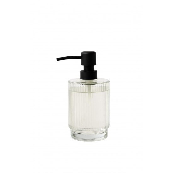 Cam Şeffaf Sıvı Sabunluk 200 ml Banyo Lavabo