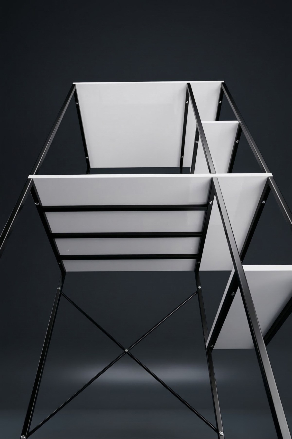 Çamaşır Makinesi Dolabı Yan Raflı Dolap Metal Banyo Organizer Çok Katlı Düzenleyici 264 Siyah