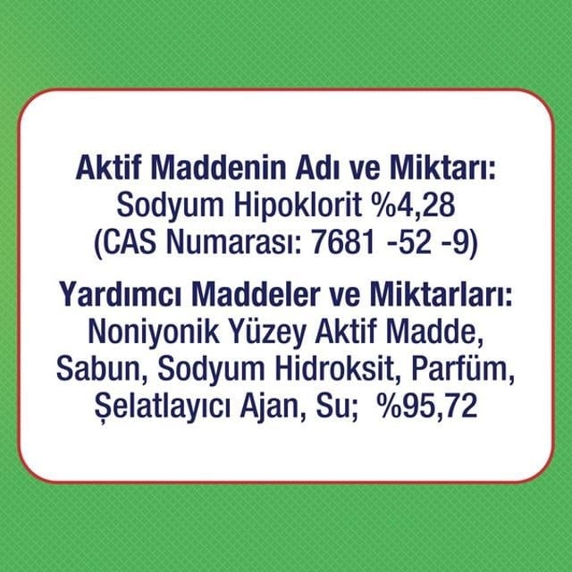 Çamaşır Suyu 750 ML Dağ Esintisi