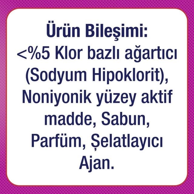 Çamaşır Suyu 750 ML Kötü Koku Avcısı