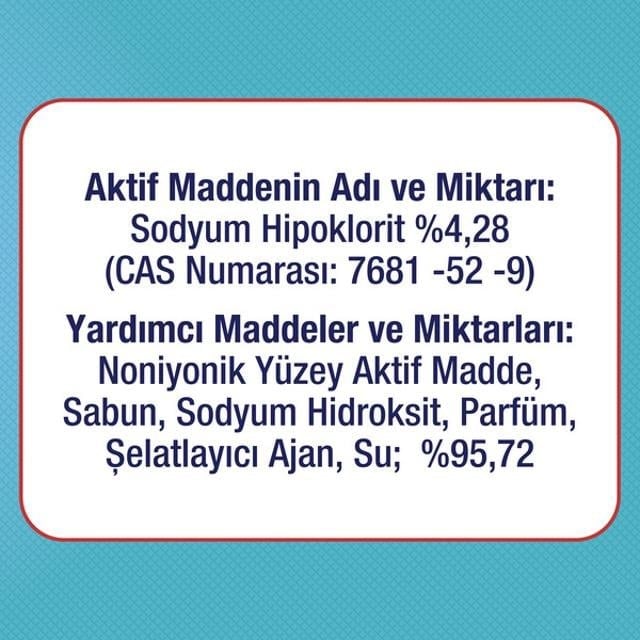 Çamaşır Suyu 750 ML Okaliptus