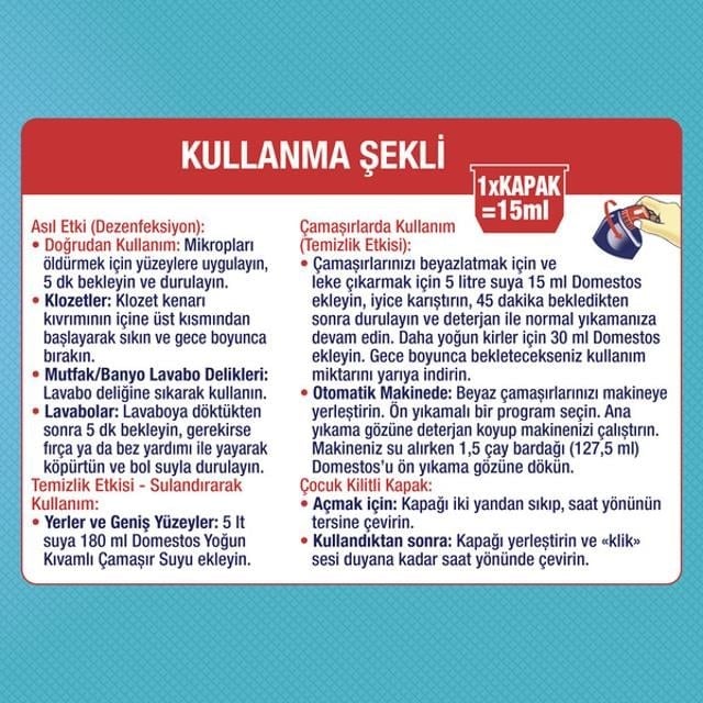 Çamaşır Suyu 750 ML Okaliptus