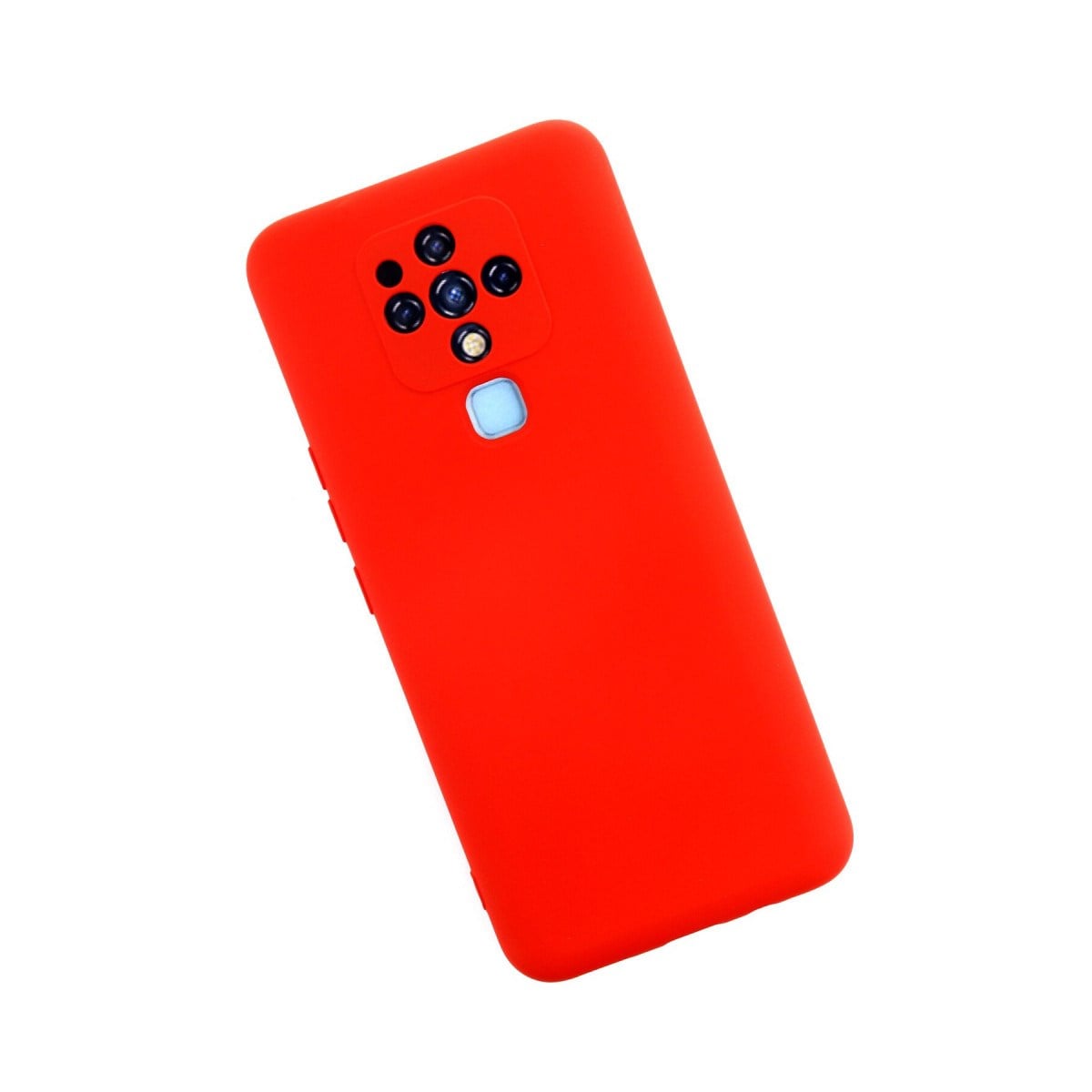 Camon 16 Kılıf Nano içi Kadife Silikon - Kırmızı