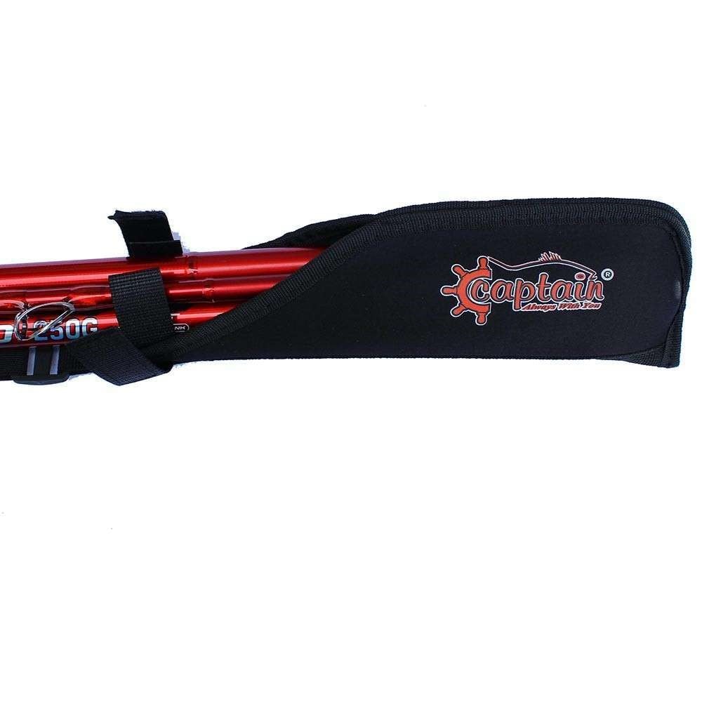 Captain 3 Parça Surf Kamış Koruma Kılıf Askılı Lastikli 3mm Neopren Kumaş