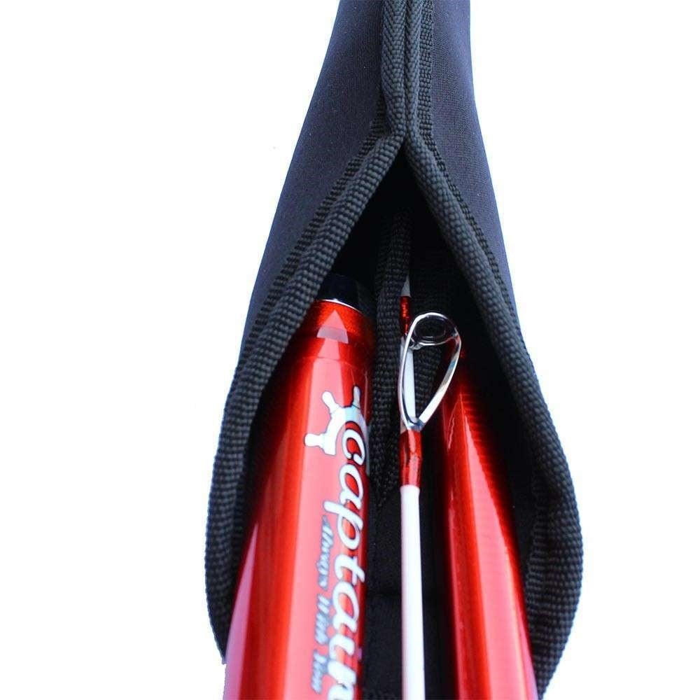Captain 3 Parça Surf Kamış Koruma Kılıf Askılı Lastikli 3mm Neopren Kumaş