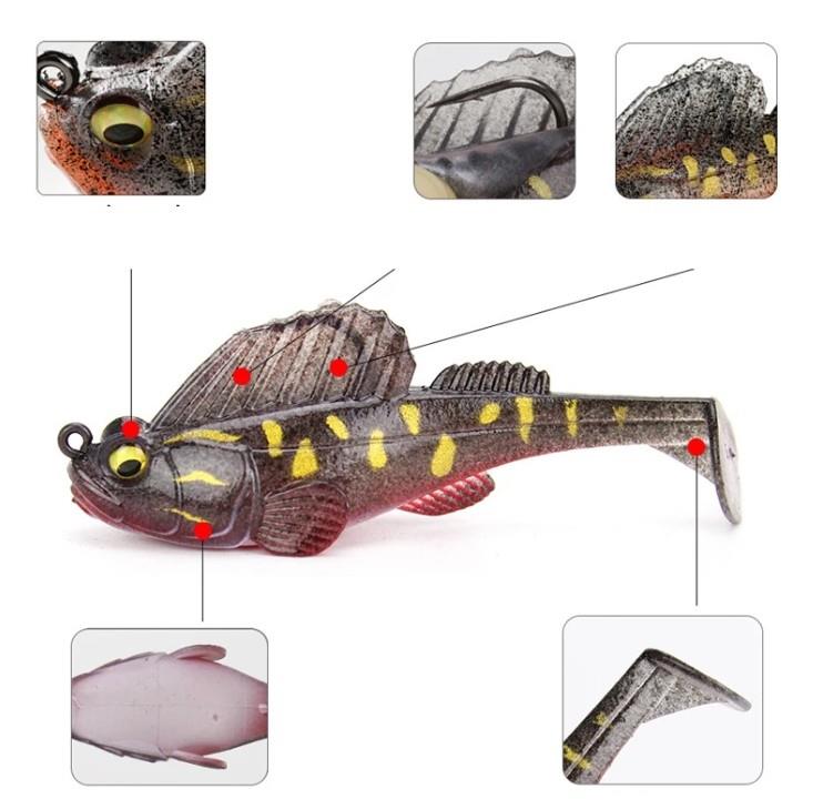 Captain 3069 Jumping Soft 7.5cm 14gr Levrek Silikonu Suni Yem
