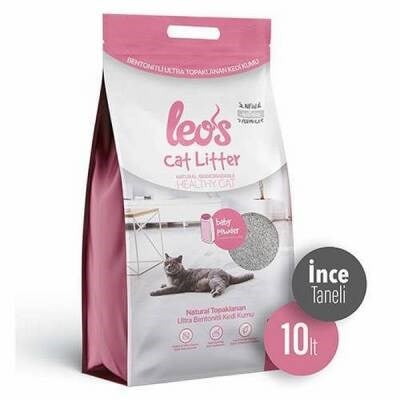 Cat Litter Baby Powder Kokulu İnce Taneli Kedi Kumu 2x10 Lt