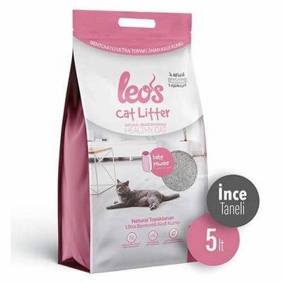 Cat Litter Baby Powder Kokulu İnce Taneli Kedi Kumu 5 Lt