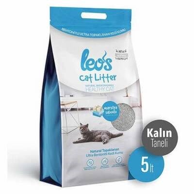 Cat Litter Marsilya Sabunlu Bentonit Kalın Taneli Kedi Kumu 2x5 Lt