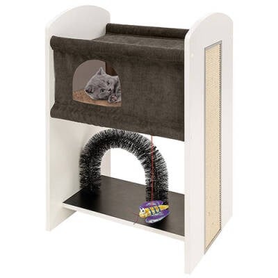 Cat Tree Leo Kedi Tırmalama ve Oyun Evi 50x37x84 Cm