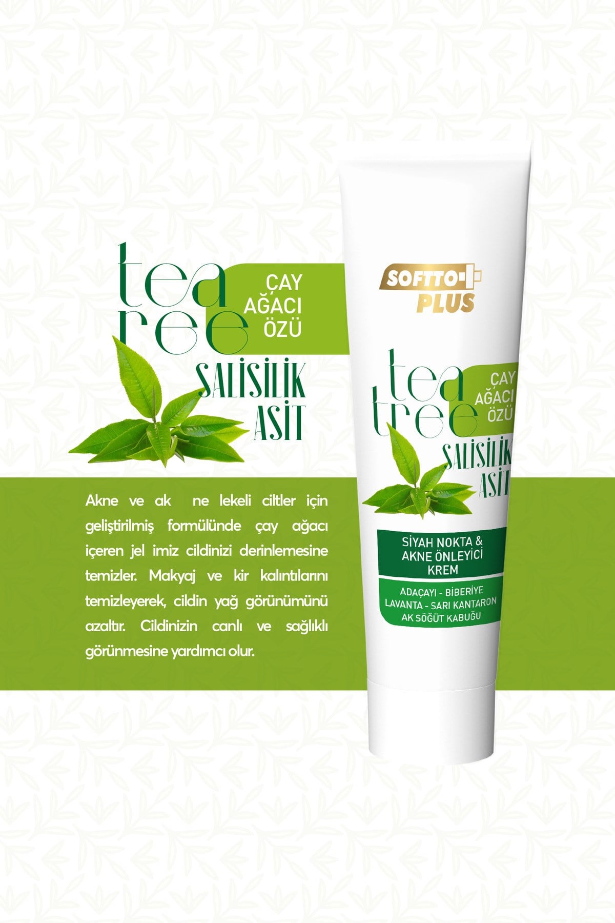 ÇAY AĞACI ÖZLÜ AKNE ÖNLEYCİ KREM 50 ML