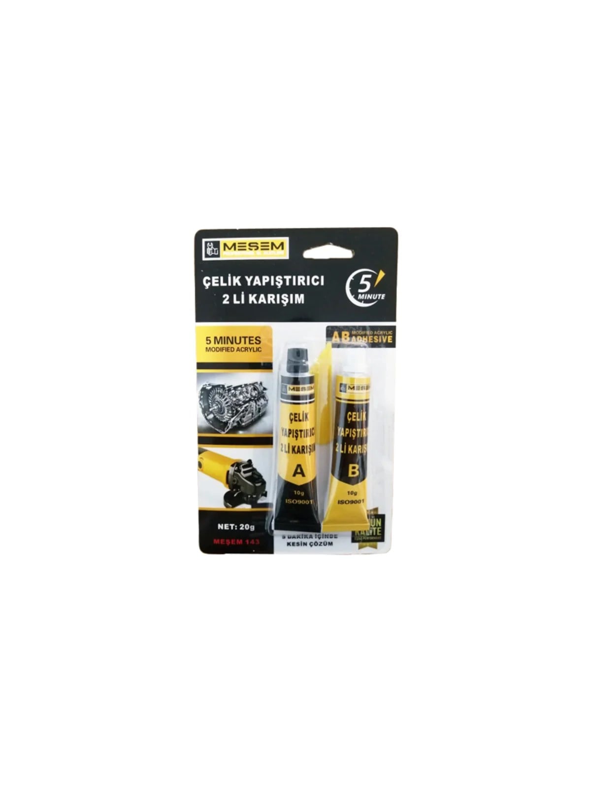 Çelik Yapıştırıcı 2'li Set