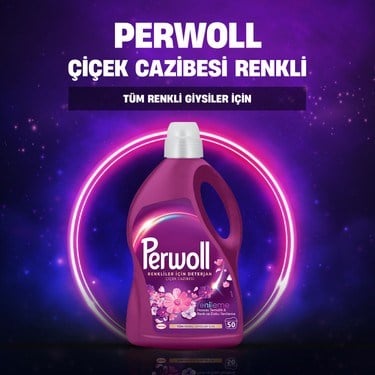 Çiçek Cazibesi Sıvı Çamaşır Deterjanı 2.75L Renkli Giysiler İçin