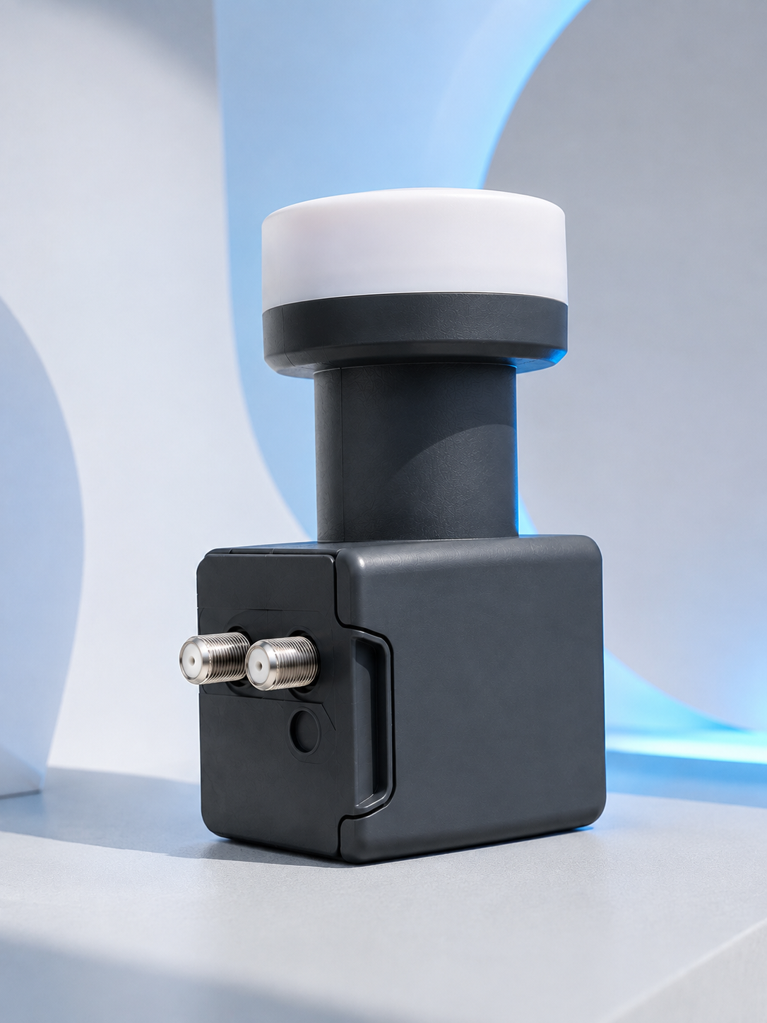 Çift Çıkışlı Twin LNB 4K Ultra HD Uyumlu Ku Band Uydu Anten Başlığı 0.1 dB
