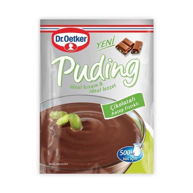 Çikolata Antepfıstıklı Puding 100gr