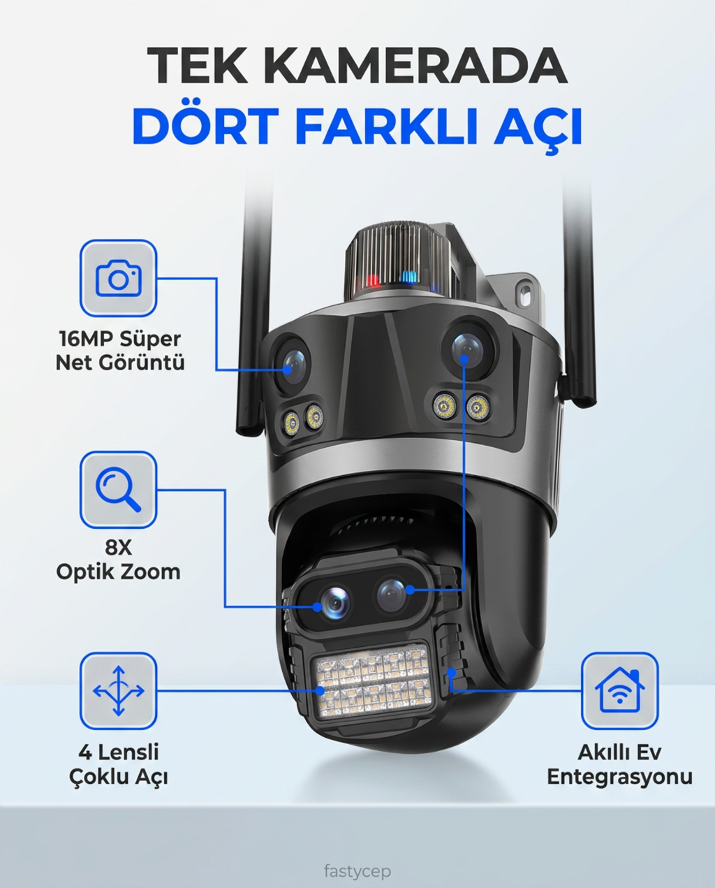 CMR57 8K 16MP 4 Lens ? 3 Ekran
