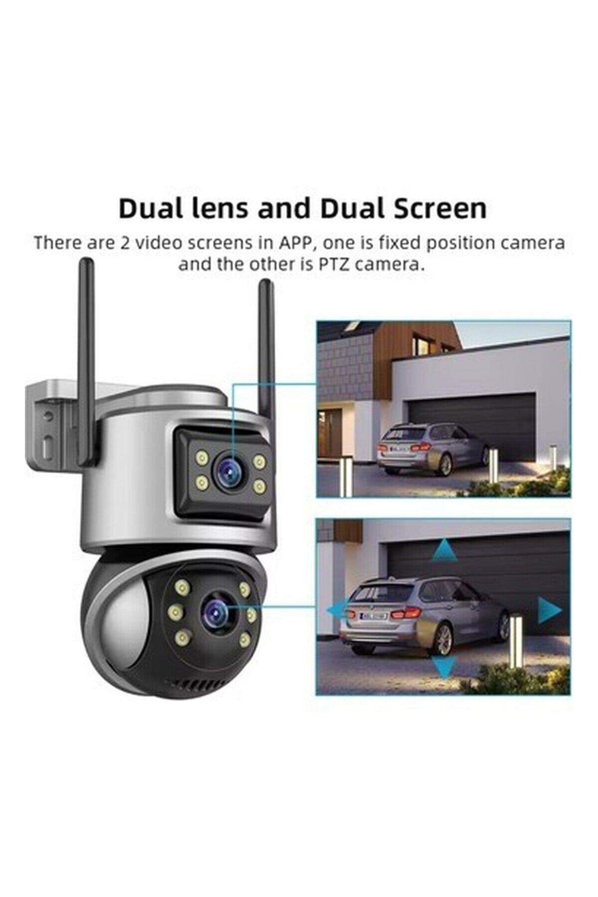 CMR61 Dış Mekan Dual-Lens 8MP WiFi Kamera