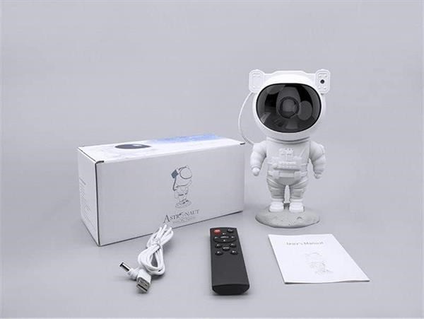 Çocuklara Özel Projeksiyon Astronot Lamba Speaker Sevimli