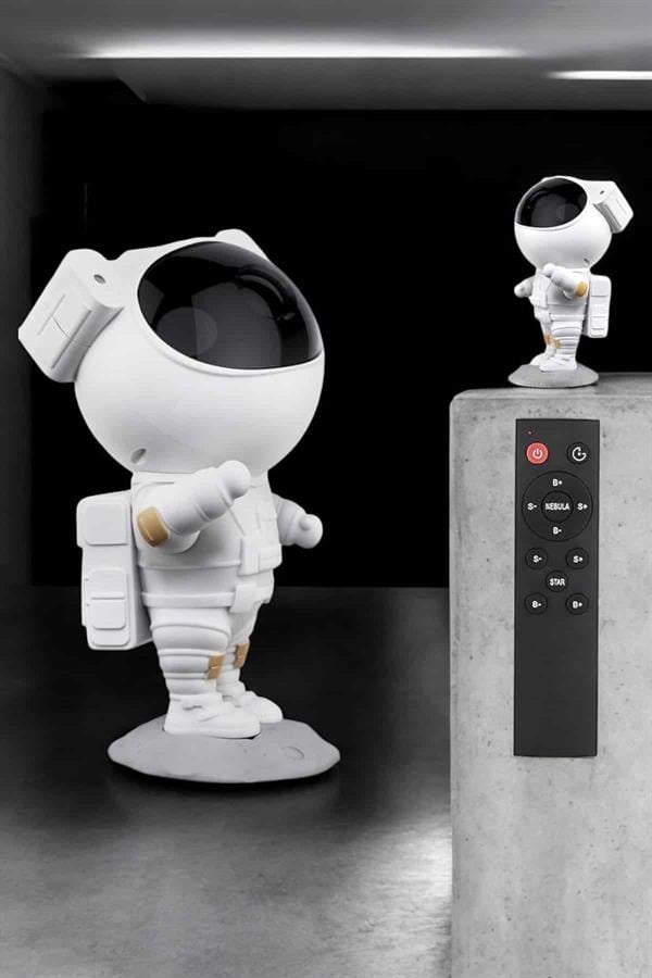 Çocuklara Özel Projeksiyon Astronot Lamba Speaker Sevimli