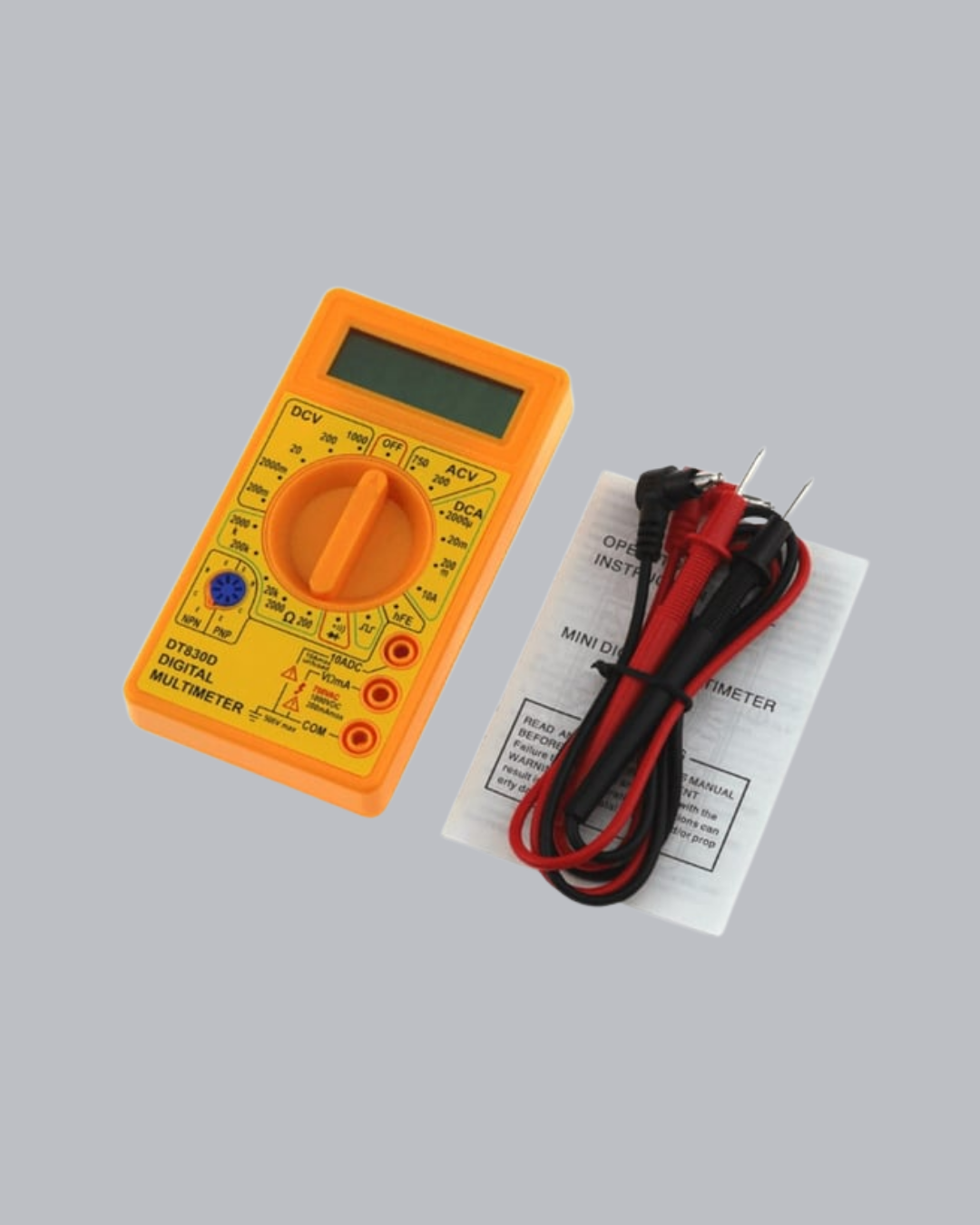 Çok Fonksiyonlu Dijital Multimetre Elektrik Test Cihazı