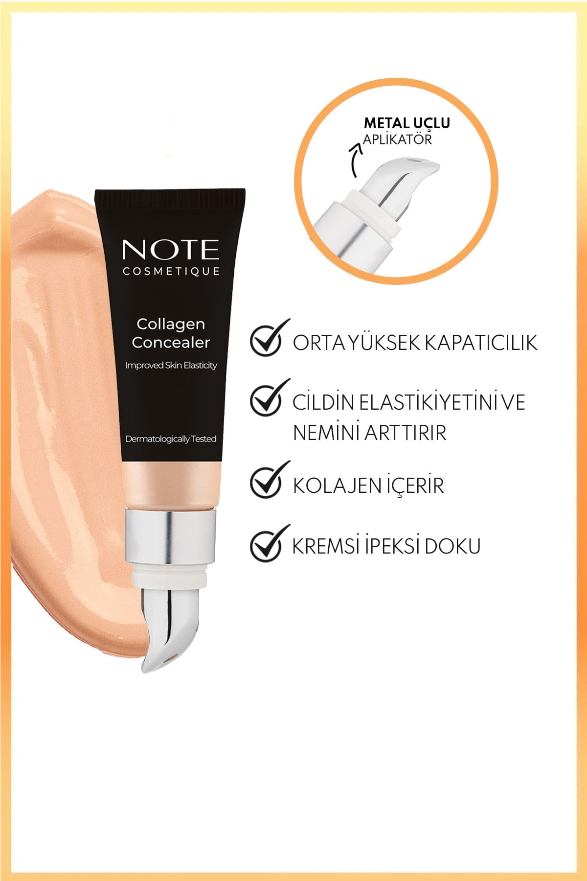 Collagen Concealer 01 Kolajen İçerikli SPF 20 Göz Alti Kapaticisi