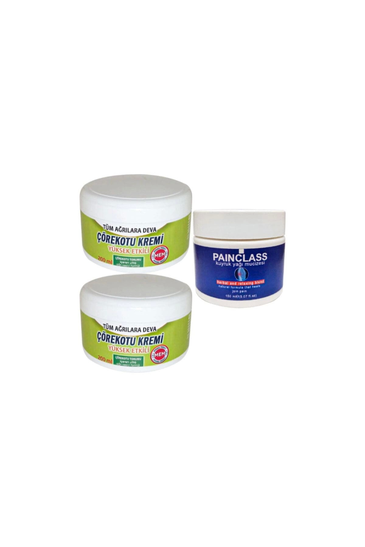 Çörek Otu Kremi XL Boy 2x200 ml +150 ml Kuyruk Yağı Kremi Painclass
