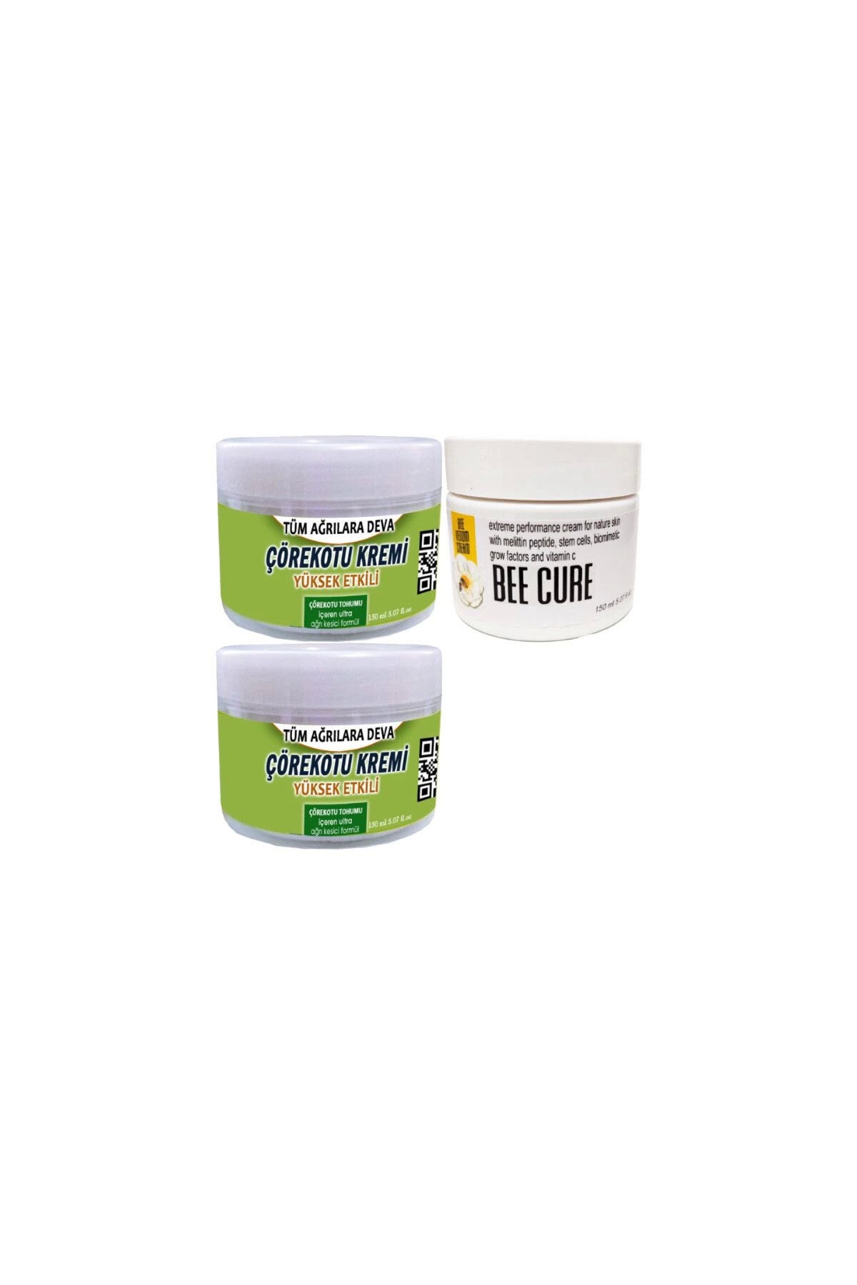 Çörek Otu Rahatlatıcı Bakım Kremi  2x150 ml+Bee Cure Krem 150 ml