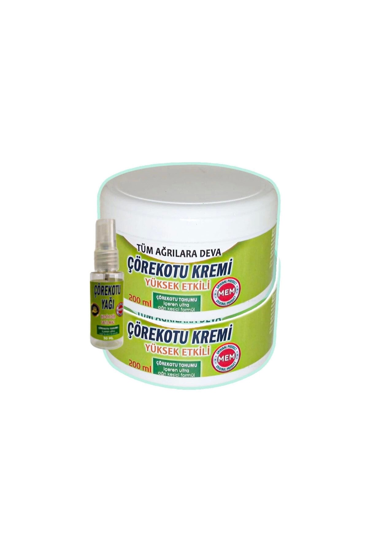 Çörek Otu Rahatlatıcı Bakım Kremi 2x200 ml+30 ml Çörek Otu Yağı ile