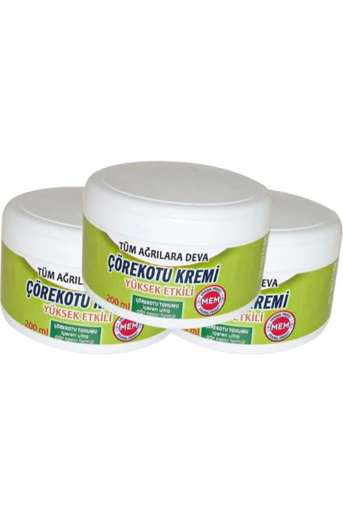Corex Çörek Otu Kremi Green Box 3 Tane Birden 200 ml